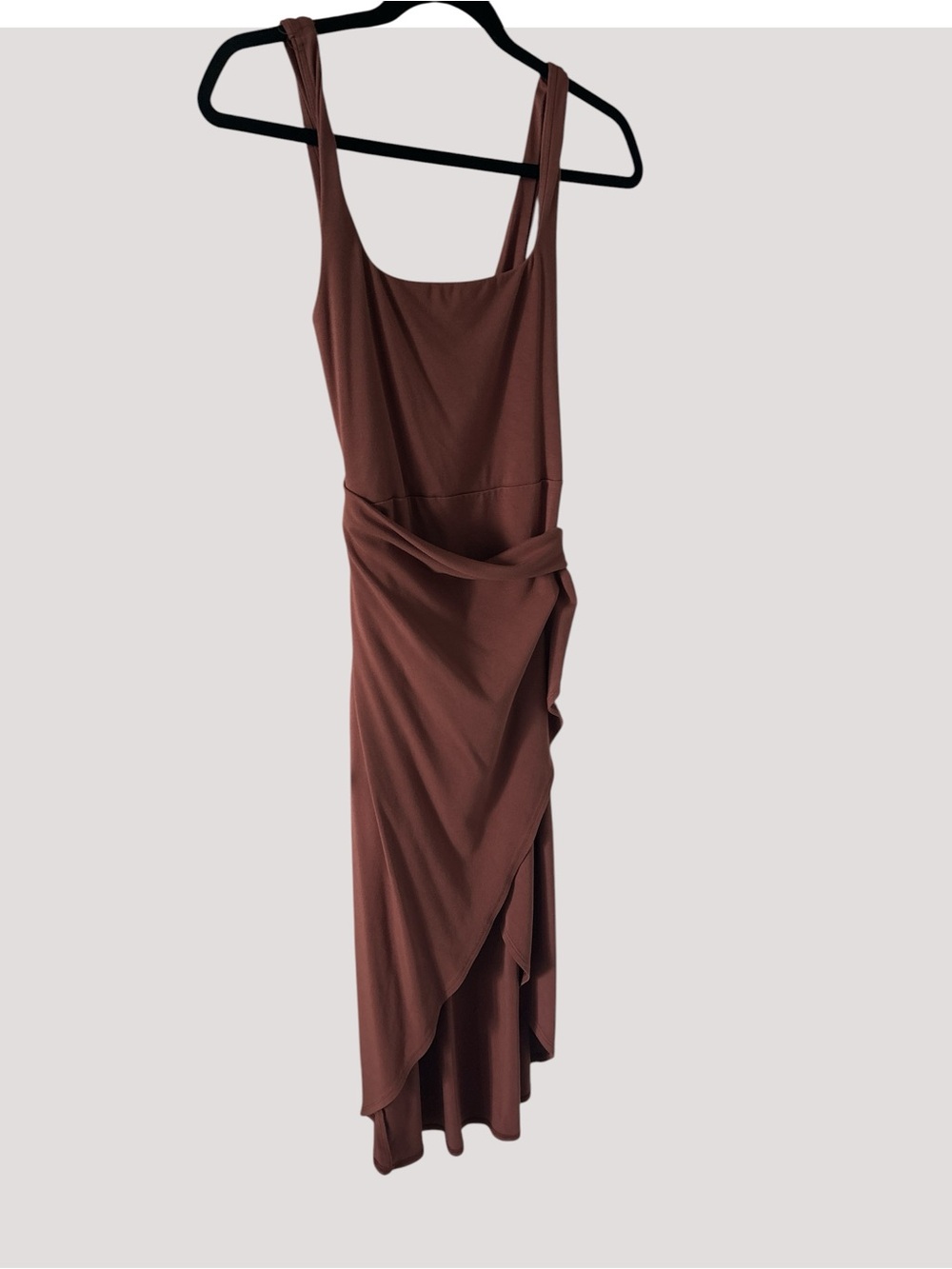 Wilfred Brown  Pink Sleeveless Tie-Waist Midi Dress - Picture 6 of 6